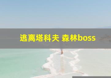 逃离塔科夫 森林boss